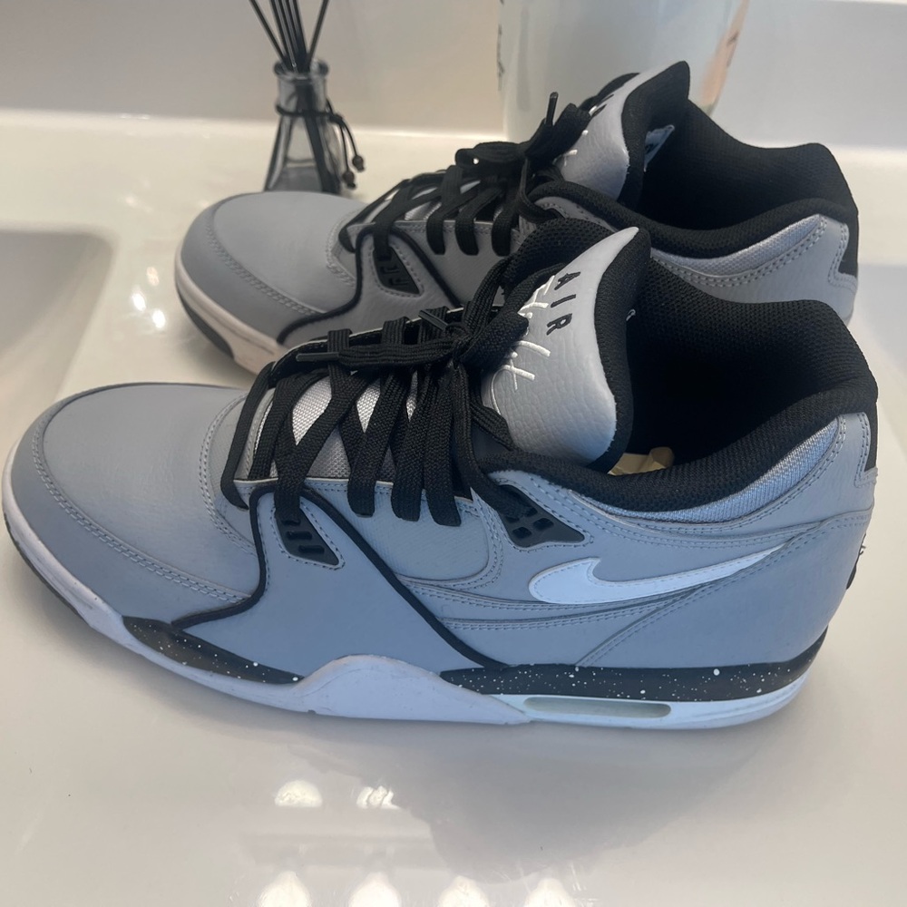 Nike Air Gray and Black High-Tops